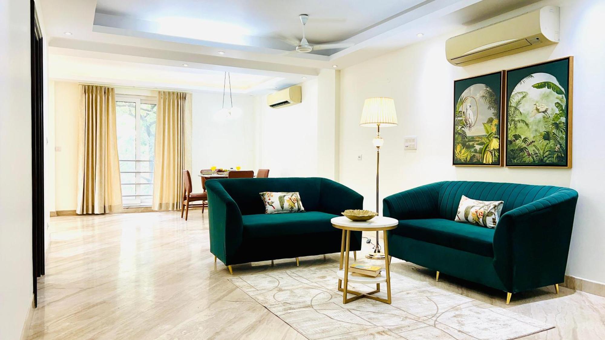 Olive Serviced Apartments - New Friends Colony 新德里 客房 照片